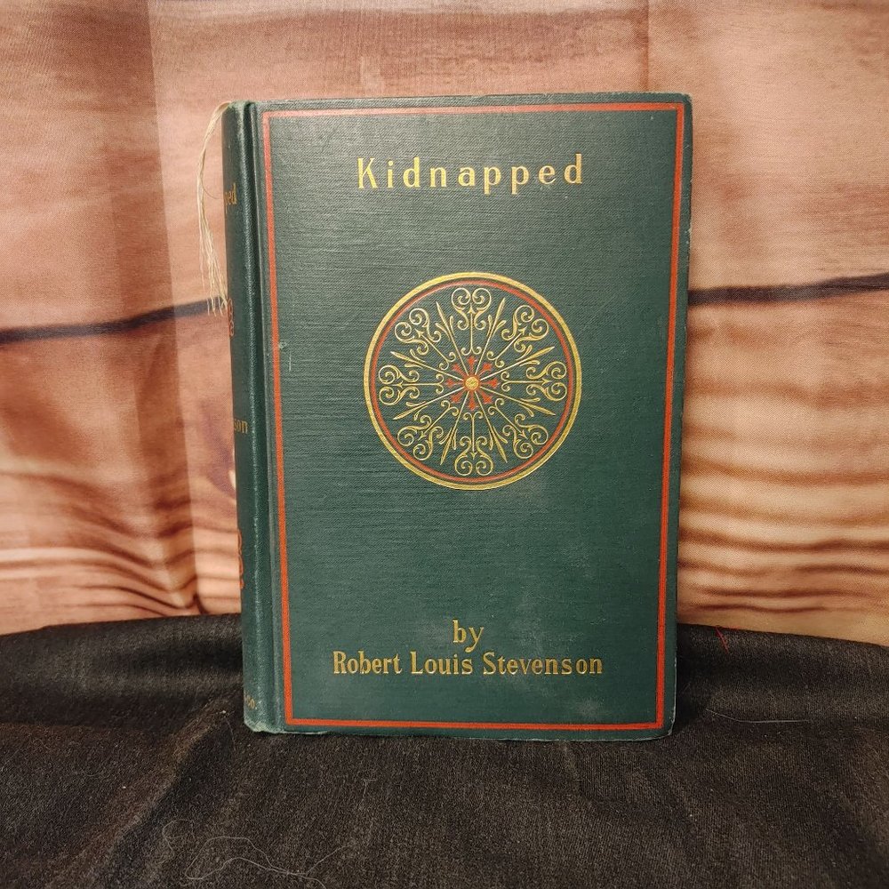 Antique Hardcover Book "Kidnapped" by Robert Louis Stevenson